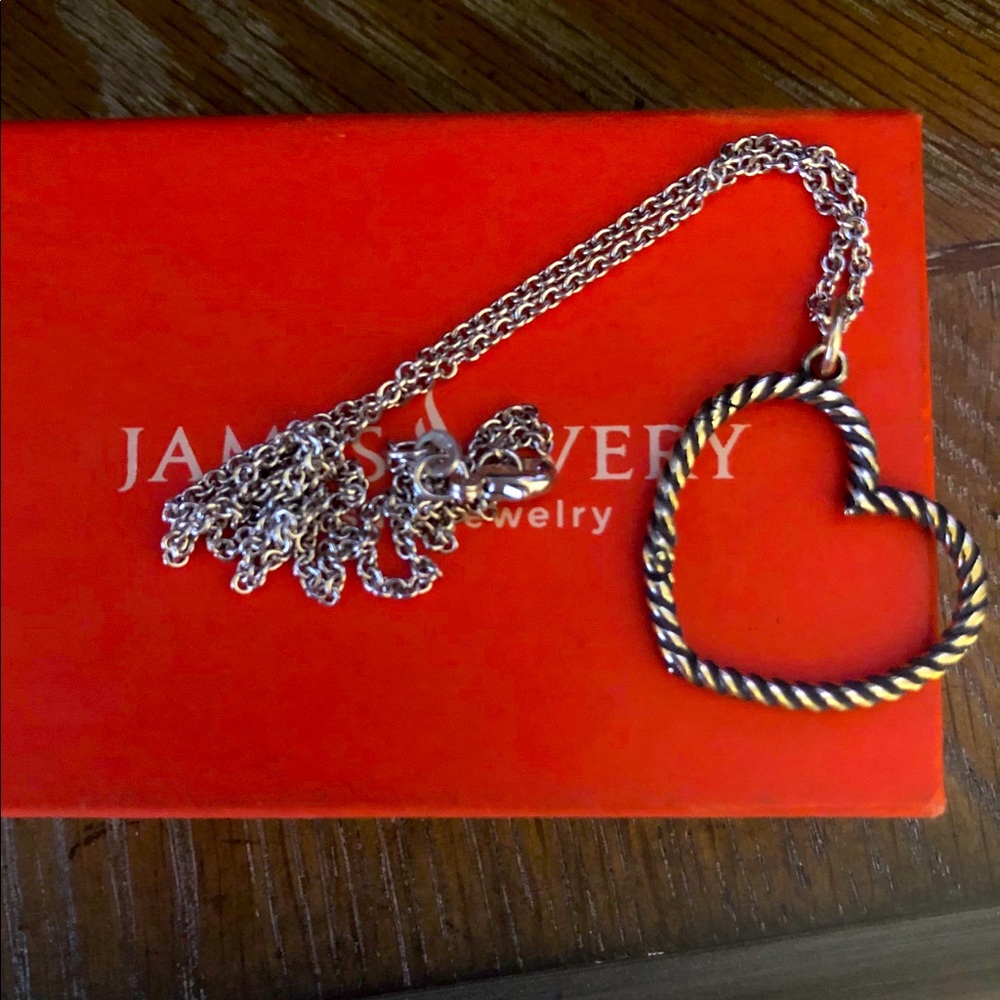 JAMES AVERY CHANGEABLE HEART CHARM NECKLACE